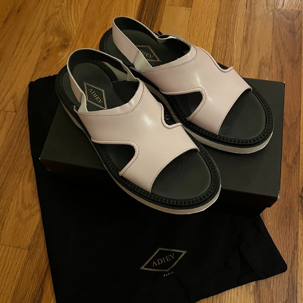 Adieu Paris: Slingback Sandals Type 43 Blush Size 8 / 38